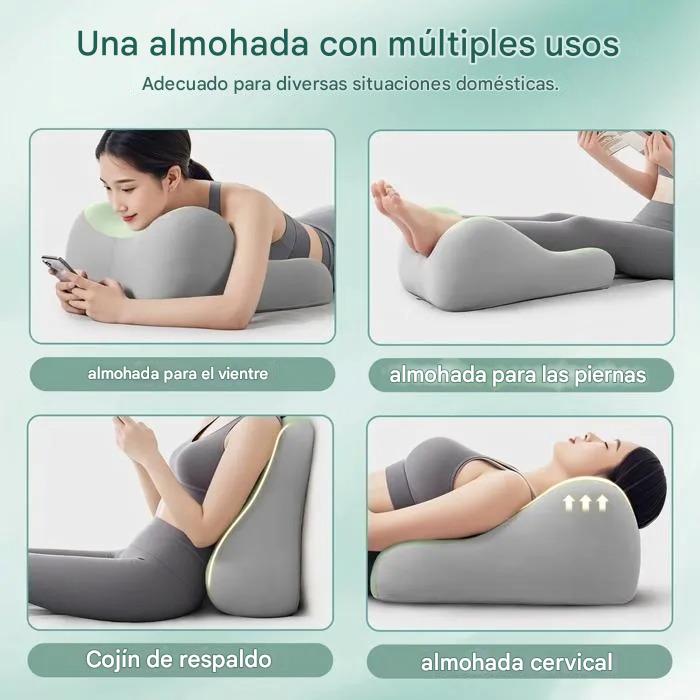 Almohada ergonómica: el soporte ideal para dormir, leer y relajarte